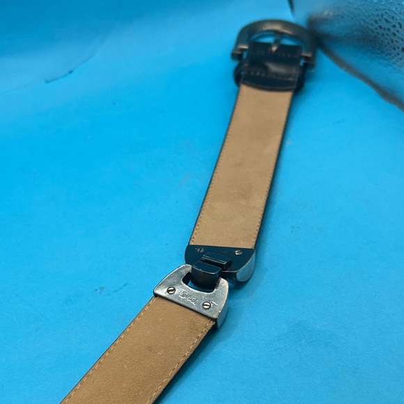 Brighton medium 24603 Classic Black Leather Belt with Silver Buckle, 36 inch - Picture 6 of 8